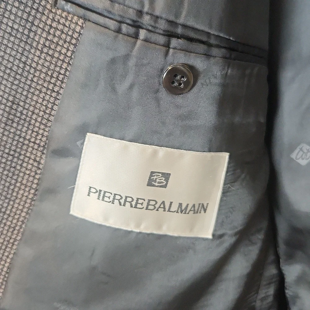Pierre Balmain Dark Gray Pure Wool Sport Coat Size‎ 42